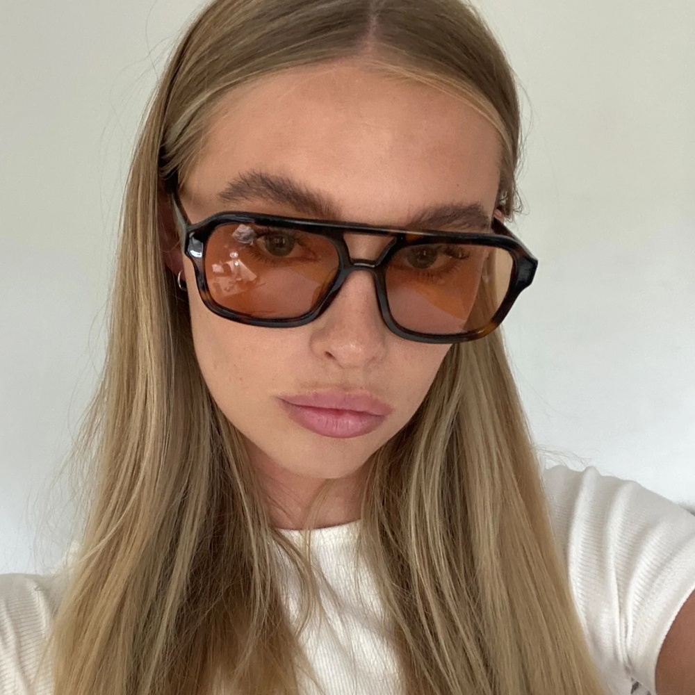 VEHLA DIXIE - CHOC TORT/CINNAMON Sunglasses Brand New - Picture 3 of 4